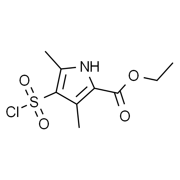4-(氯磺酰基)-3,5-二甲基-1H-吡咯-2-羧酸乙酯