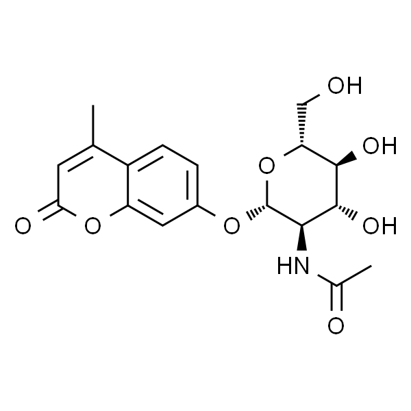 4-甲基伞形酮基2-乙酰氨基-2-脱氧-β-D-吡喃葡萄糖苷