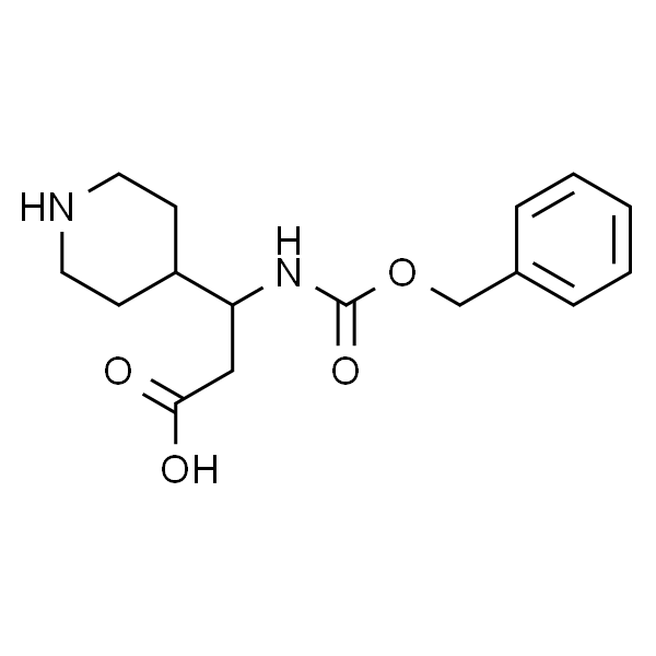 3-(Cbz-氨基)-3-(4-哌啶基)丙酸