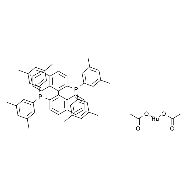 Diacetato{(S)-(-)-2,2'-bis[di(3,5-xylyl)phosphino]-1,1'-binaphthyl}ruthenium(II),Ru(OAc)2[(S)-xylbinap]