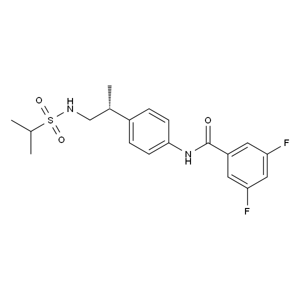 N-[4-[(1R)-1-甲基-2-[[异丙基磺酰基]氨基]乙基]苯基]-3,5-二氟苯基甲酰胺