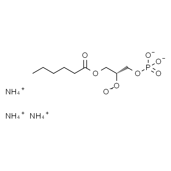 1-hexanoyl-2-hydroxy-sn-glycero-3-phosphate (ammonium salt)