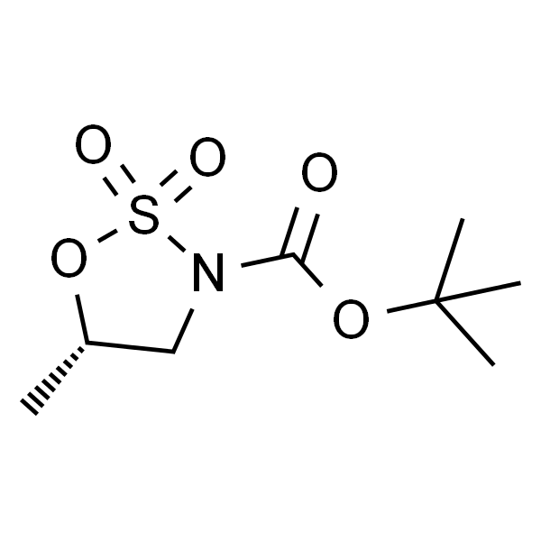 (S)-5-甲基-2,2-二氧代-[1,2,3]噁噻唑烷-3-羧酸叔丁酯