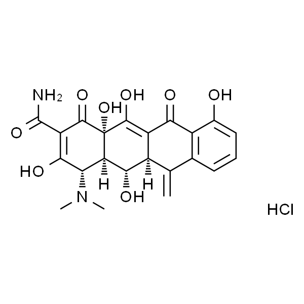 (4S,4aR,5S,5aR,12aS)-4-(二甲胺基)-3,5,10,12,12a-五羟基-6-亚甲基-1,11-二氧基-1,4,4a,5,5a,6,11,12a-八氢四乙酰-2-甲酰胺盐酸盐
