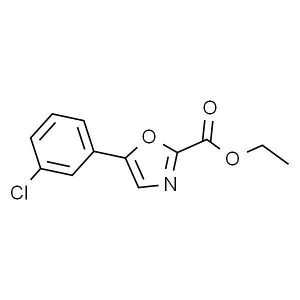 5-(3-氯苯基)噁唑-2-甲酸乙酯