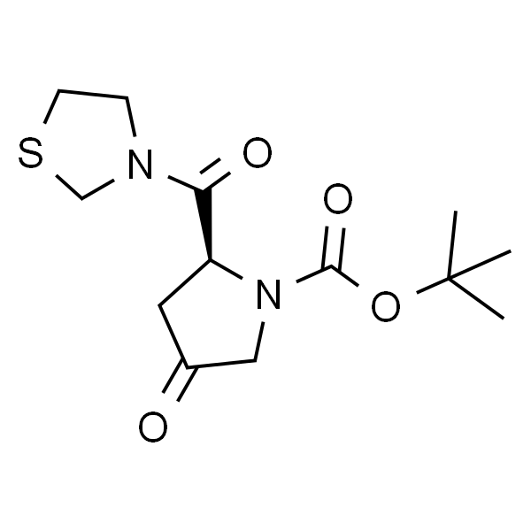 (S)-4-氧代-2-(噻唑烷-3-羰基)吡咯烷-1-羧酸叔丁酯
