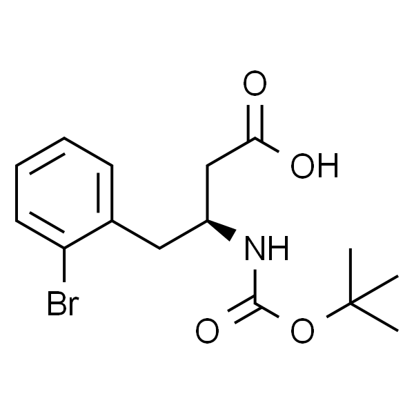 (S)-4-(2-溴苯基)-3-((叔丁氧羰基)氨基)丁酸