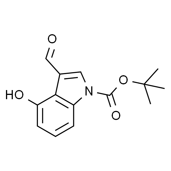 3-甲酰基-4-羟基吲哚-1-羧酸叔丁酯