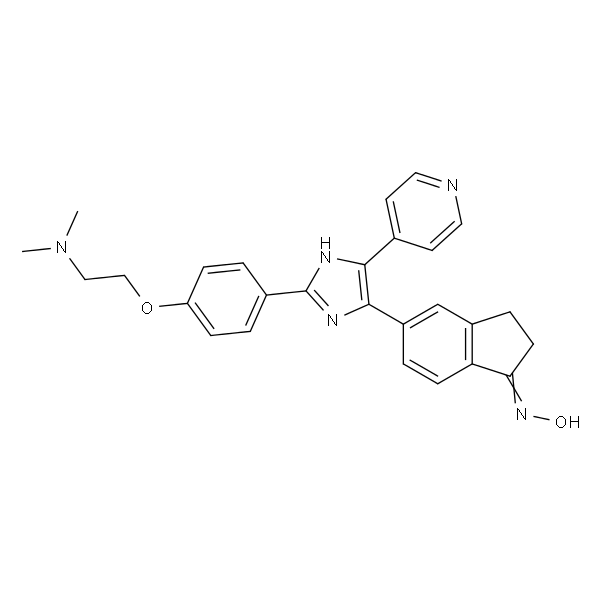 5-(2-(4-(2-(二甲基氨基)乙氧基)苯基)-5-(吡啶-4-基)-1H-咪唑-4-基)-2,3-二氢-1H-茚-1-酮肟
