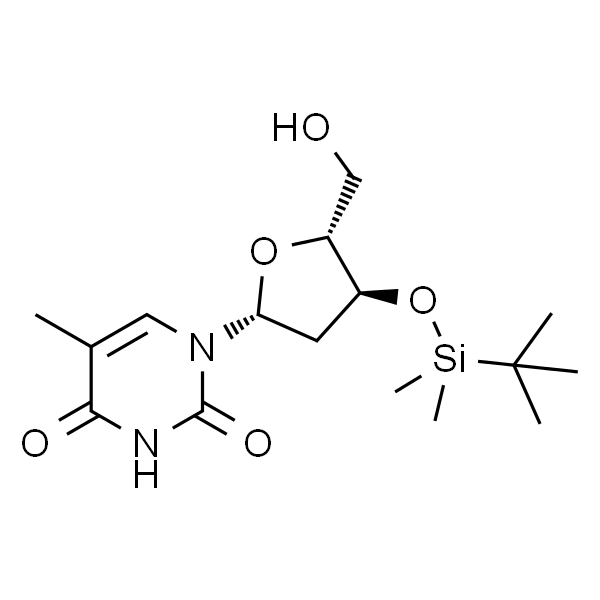 1-((2R,4S,5R)-4-((叔丁基二甲基硅烷基)氧基)-5-(羟甲基)四氢呋喃-2-基)-5-甲基嘧啶-2,4(1H,3H)-二酮