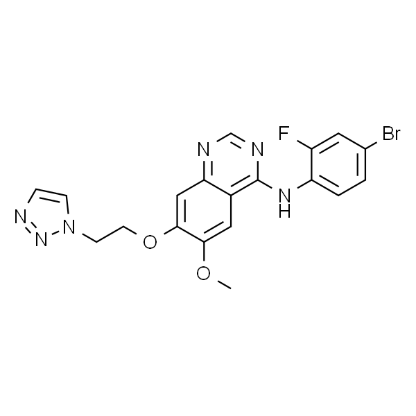 7-(2-(1H-1,2,3-三唑-1-基)乙氧基)-N-(4--溴-2-氟苯基)-6-甲氧基嘧啶-4-胺