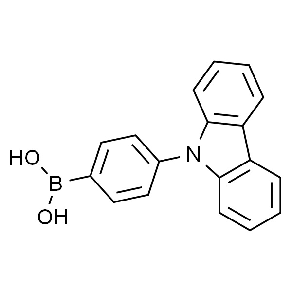 4-(9H-咔唑-9-基)苯基硼酸 (含不定量的酸酐)