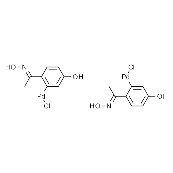 二-μ-氯双[5-羟基-2-[1-(肟基)乙基]苯基]钯(II)二聚体