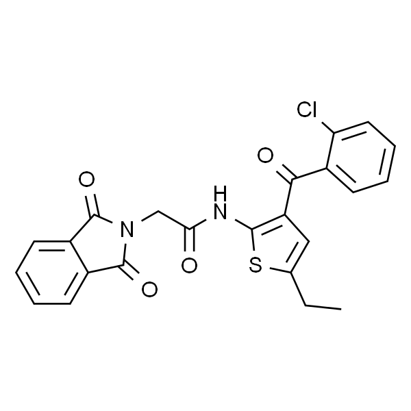 N-(3-(2-氯苯甲酰基)-5-乙基噻吩-2-基)-2-(1,3-二氧代异吲哚啉-2-基)乙酰胺