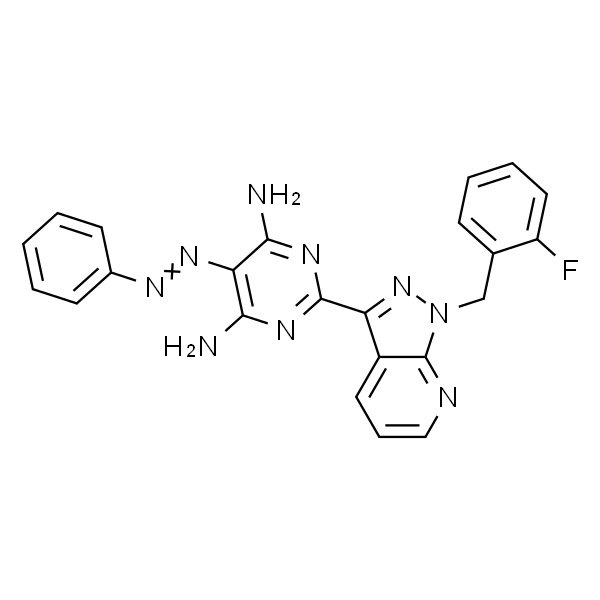 4,6-Pyrimidinediamine, 2-[1-[(2-fluorophenyl)methyl]-1H-pyrazolo[3,4-b]pyridin-3-yl]-5-(phenylazo)-
