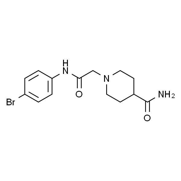 1-(2-((4-溴苯基)氨基)-2-氧代乙基)哌啶-4-甲酰胺