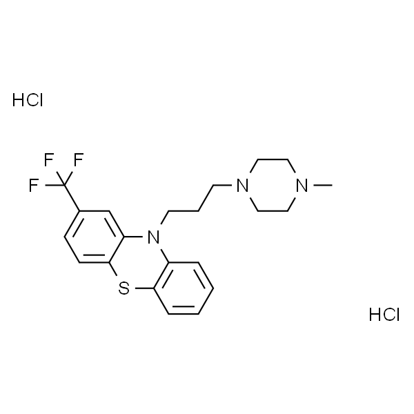 10-[3-(4-甲基-1-哌嗪基)丙基]-2-(三氟甲基)-10H-吩噻嗪二盐酸盐