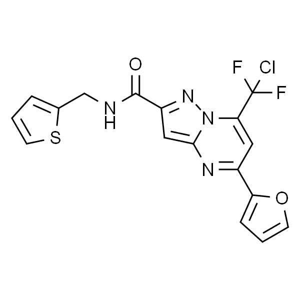 7-(氯二氟甲基)-5-(2-呋喃基)-N-(2-噻吩基甲基)吡唑并[1,5-A]嘧啶-2-甲酰胺