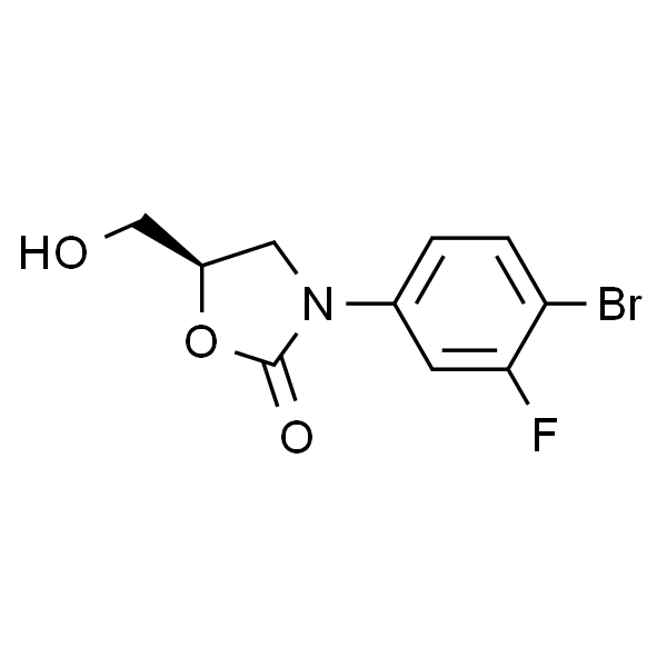 (5R)-3-(4-溴-3-氟苯基)-5-羟基甲基噁唑啉-2-酮