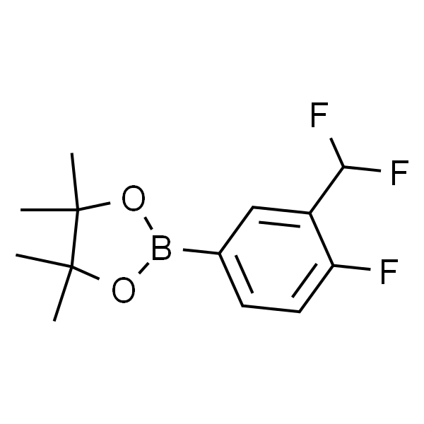 2-(3-(二氟甲基)-4-氟苯基)-4,4,5,5-四甲基-1,3,2-二氧杂硼杂环戊烷