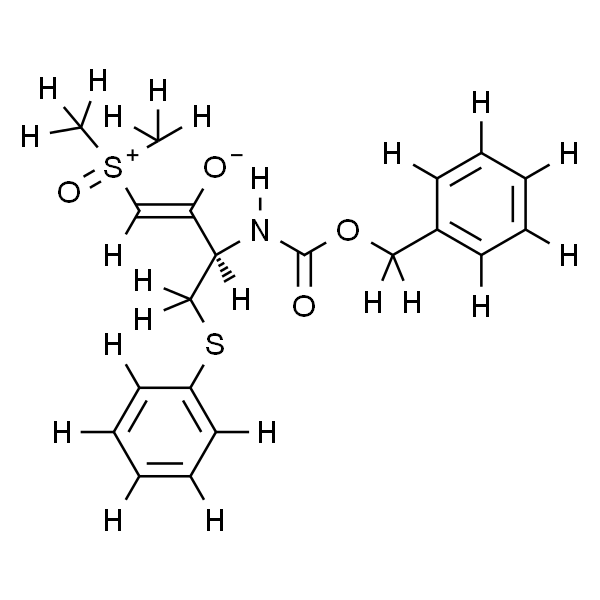 Sulfoxonium, dimethyl-, (3R)-2-oxo-3-[[(phenylmethoxy)carbonyl]amino]-4-(phenylthio)butylide (9CI)