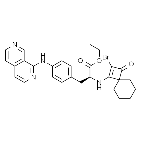 (S)-3-(4 - ((2,7-萘啶-1-基)氨基)苯基)-2 - ((2-溴-3-氧代螺〔3.5