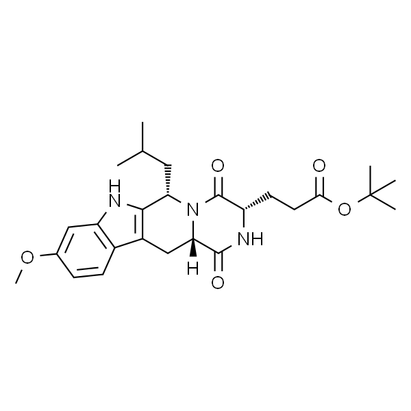 (3S,6S,12aS)-1,2,3,4,6,7,12,12a-八氢-9-甲氧基-6-(2-甲基丙基)-1,4-二氧代吡嗪并[1’,2’:1,6]吡啶并[3,4-b]吲哚-3-丙酸叔丁酯