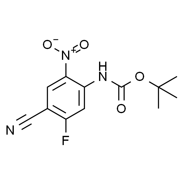 2-氟-4-(Boc-氨基)-5-硝基苯甲腈