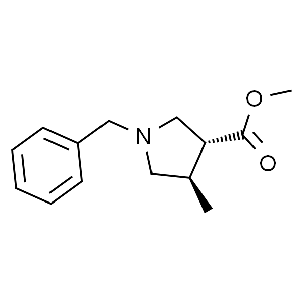 反式-1-苄基-4-甲基吡咯烷-3-羧酸甲酯