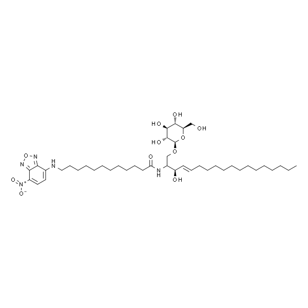 N-[12-[(7-nitro-2-1,3-benzoxadiazol-4-yl)amino]dodecanoyl]-D-glucosyl-ß1-1''-sphingosine