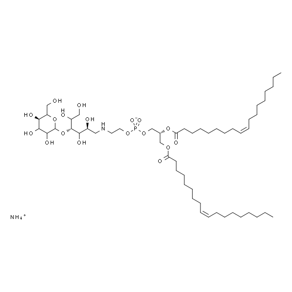1,2-dioleoyl-sn-glycero-3-phosphoethanolamine-N-lactosyl (ammonium salt)