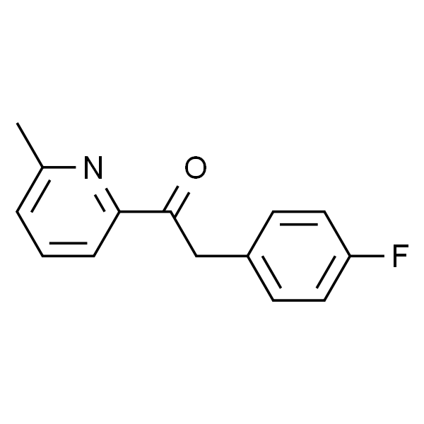 2-(4-FLUOROPHENYL)-1-(6-METHYLPYRIDINE-2-YL)ETHANONE