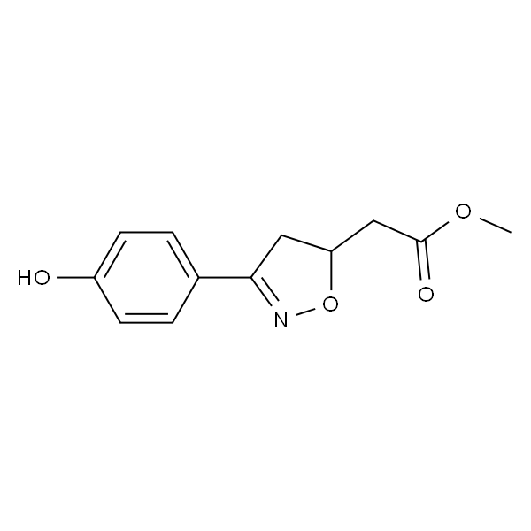 2-(3-(4-羟基苯基)-4,5-二氢异恶唑-5-基)乙酸甲酯