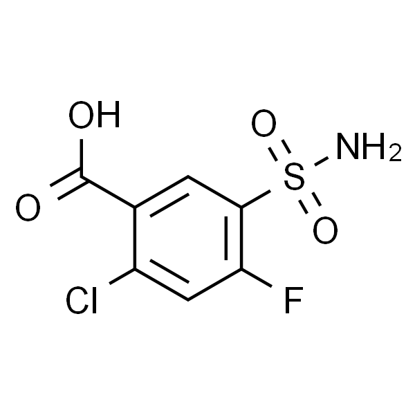2-氯-4-氟-5-氨磺酰基苯甲酸