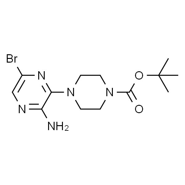 1-Boc-4-(3-氨基-6-溴吡嗪-2-基)哌嗪