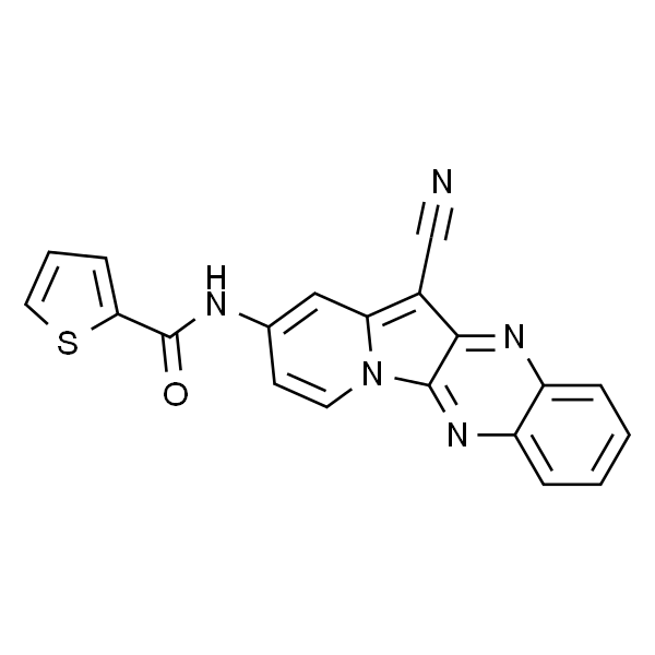 N-(12-Cyanindolizino[2,3-b]quinoxalin-2-yl)-2-thiophenecarboxamide