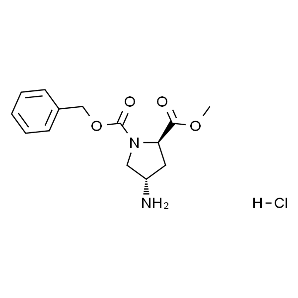(2R,4S)-N1-Cbz-4-氨基吡咯烷-2-羧酸甲酯盐酸盐