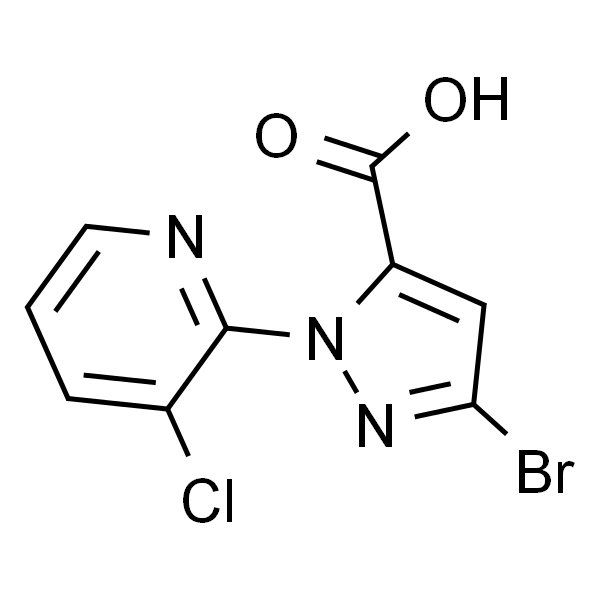 3-溴-1-(3-氯-2-吡啶)-1H-吡唑-5-羧酸