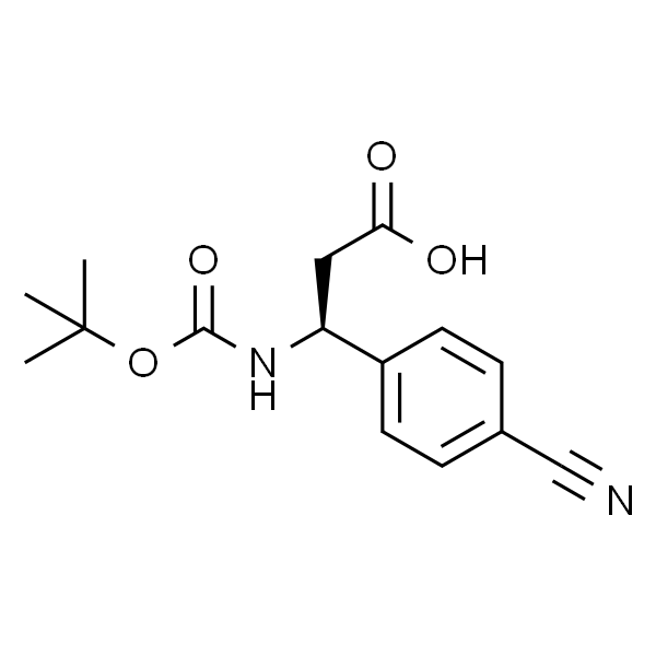 (S)-3-((叔丁氧羰基)氨基)-3-(4-氰基苯基)丙酸