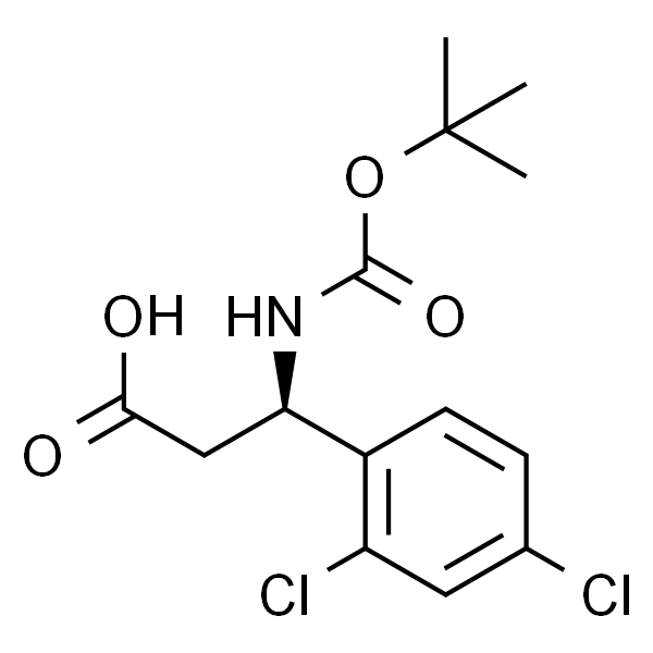 N-Boc-(R)-3-氨基-3-(2,4-二氯苯基)-丙酸