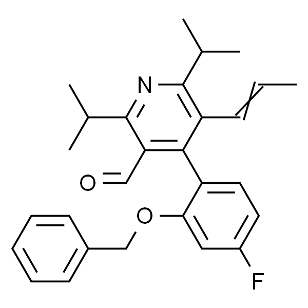 3-Pyridinecarboxaldehyde, 4-[4-fluoro-2-(phenylmethoxy)phenyl]-2,6-bis(1-methylethyl)-5-(1-propen-1-yl)-
