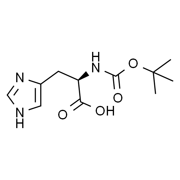 (叔丁氧羰基)-D-组氨酸