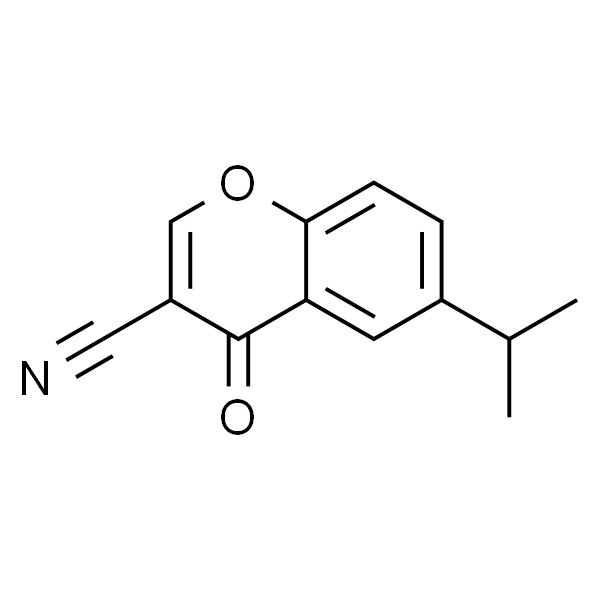 6-异丙基-4-氧代-4H-1-苯并吡喃-3-甲腈