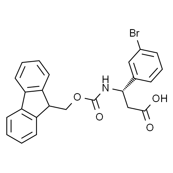fmoc-(s)-3-氨基-3-(3-溴苯基)-丙酸