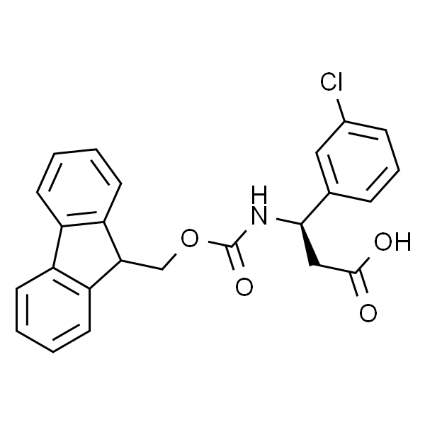 fmoc-(r)-3-氨基-3-(3-氯苯基)-丙酸