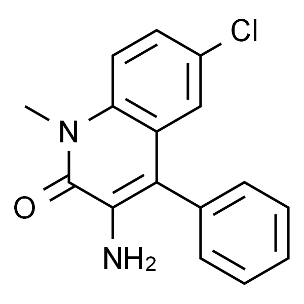 3-Amino-1,2-dihydro-6-chloro-1-methyl-4-phenylquinolin-2(1H)-one