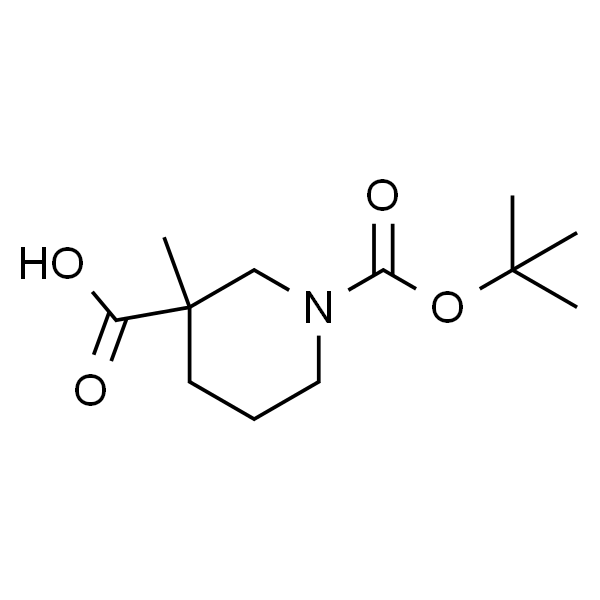 1-Boc-3-甲基哌啶-3-甲酸