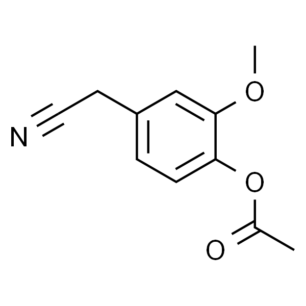 2-甲氧基-4-(氰甲基)苯基乙酸酯