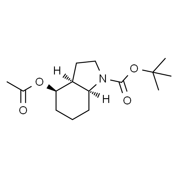 1H-Indole-1-carboxylic acid, 4-(acetyloxy)octahydro-, 1,1-dimethylethyl ester, (3aS,4R,7aS)-