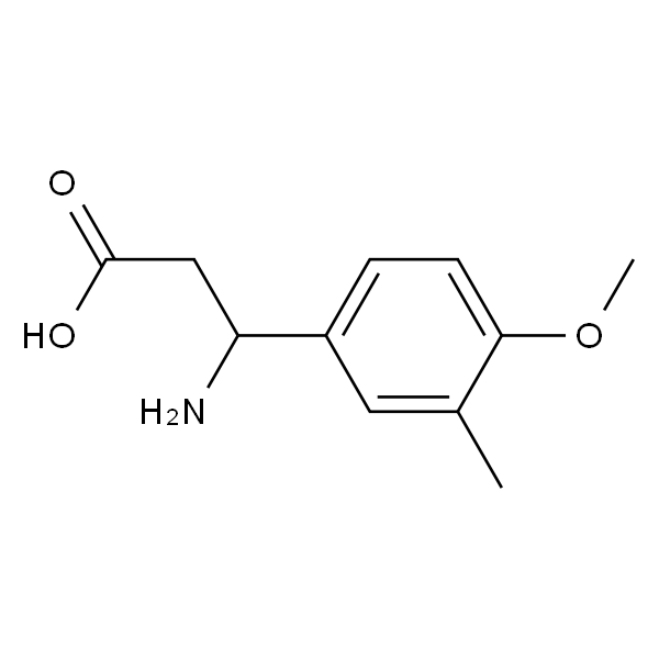 3-氨基-3-(4-甲氧基-3-甲基苯基)丙酸